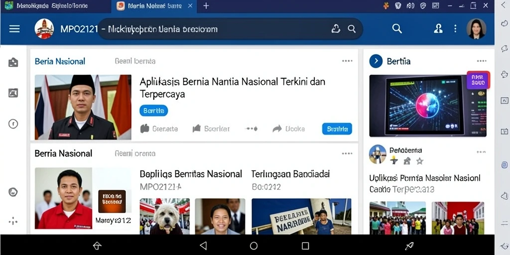 Tampilan antarmuka MPO2121 yang user-friendly dan informatif.